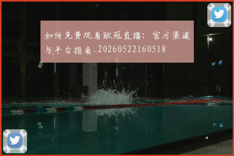 如何免费观看欧冠直播：官方渠道与平台指南_20260522160518